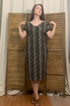 Φόρεμα μακρύ καθημερινό με τσέπες