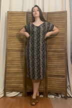 Φόρεμα μακρύ καθημερινό με τσέπες