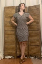 Εφαρμοστό μιντι φόρεμα καλοκαιρινό