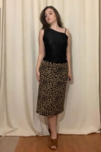 Μίντι Φούστε εοπάρ με Λεοπάρ σχέδιο