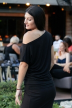 Μαύρη Κοντομάνικη Μπλούζα Chiccy