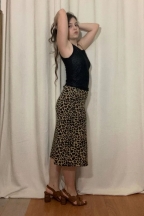 Μίντι Φούστε εοπάρ με Λεοπάρ σχέδιο