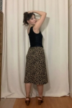 Μίντι Φούστε εοπάρ με Λεοπάρ σχέδιο